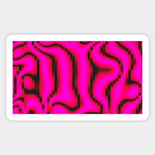 Pinkish Curves Sticker